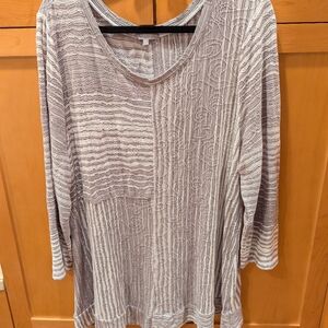 Habitat Tunic, XXL, Grey & White